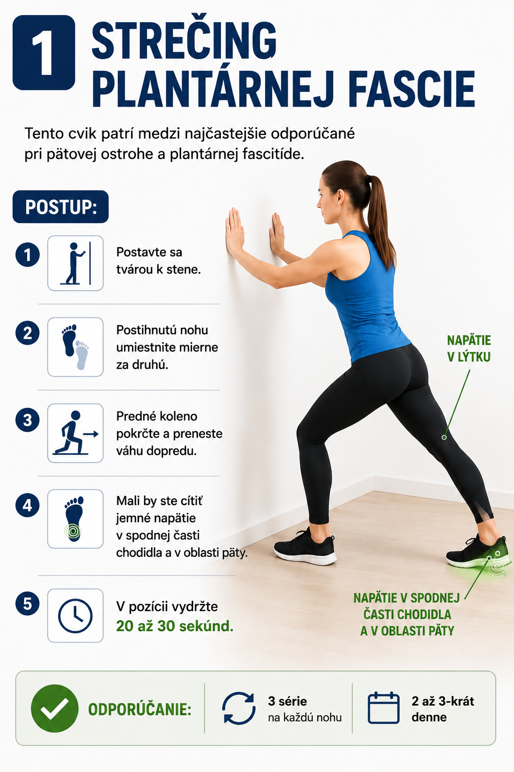Strečing plantárnej fascie